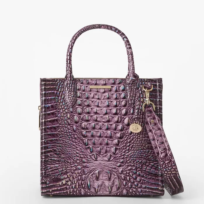 Women Brahmin Satchels Caroline Passion Purple Women Brahmin Satchels Caroline Passion Purple