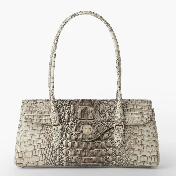 Women Brahmin Satchels Dayan Timeless Taupe Ombre Melbourne