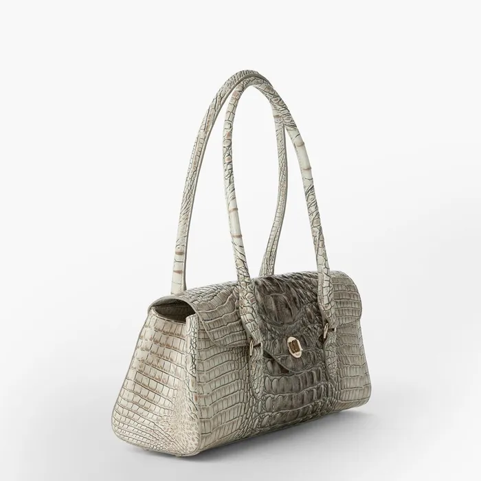 Women Brahmin Satchels Dayan Timeless Taupe Ombre Melbourne