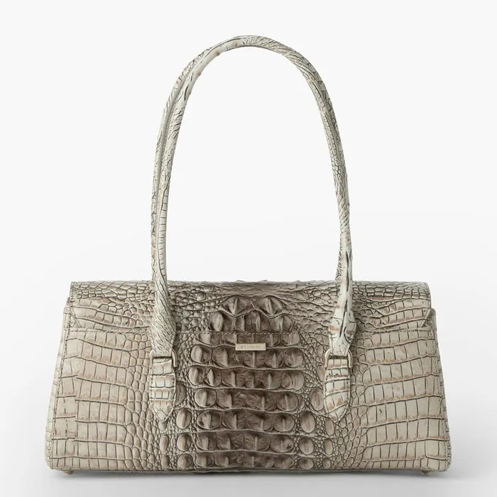 Women Brahmin Satchels Dayan Timeless Taupe Ombre Melbourne