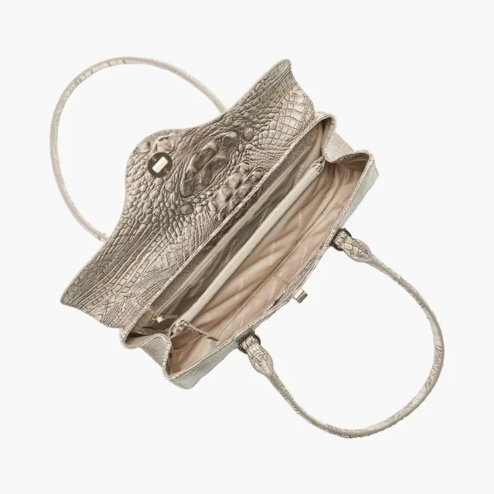 Women Brahmin Satchels Dayan Timeless Taupe Ombre Melbourne