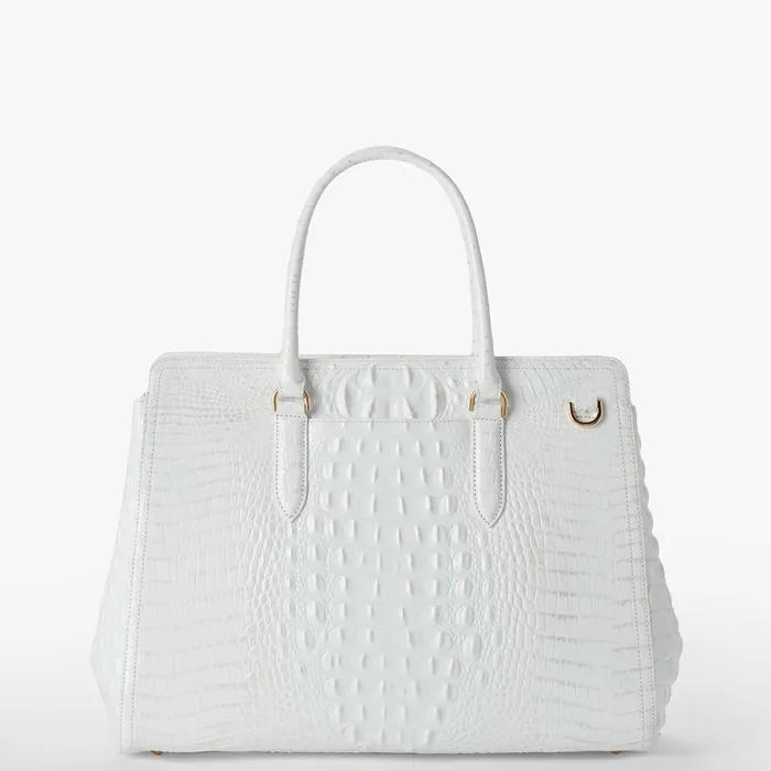 Women Brahmin Satchels Finley Carryall Sea Salt White Melbourne Women Brahmin Satchels Finley Carryall Sea Salt White Melbourne