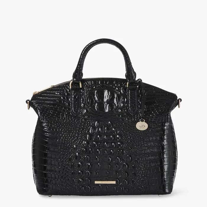 Women Brahmin Satchels Large Duxbury Satchel Black