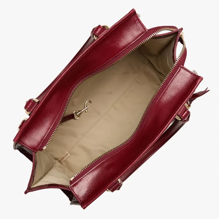 Women Brahmin Satchels Priscilla Satchel Red Claudine Women Brahmin Satchels Priscilla Satchel Red Claudine