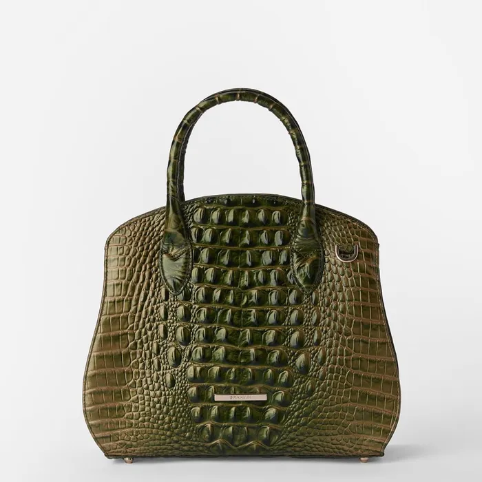 Women Brahmin Satchels Rosetta Matcha Green