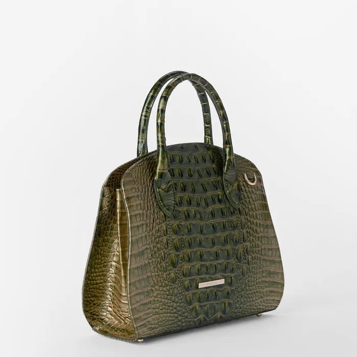 Women Brahmin Satchels Rosetta Matcha Green Women Brahmin Satchels Rosetta Matcha Green