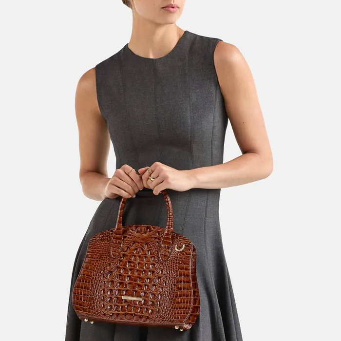 Women Brahmin Satchels Rosetta Matcha Green Women Brahmin Satchels Rosetta Matcha Green