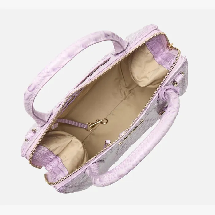 Women Brahmin Satchels Small Caroline Gentle Lavender Melbourne Women Brahmin Satchels Small Caroline Gentle Lavender Melbourne