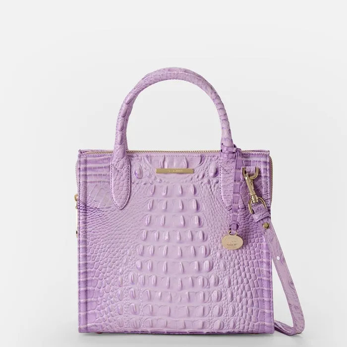 Women Brahmin Satchels Small Caroline Gentle Lavender Melbourne Women Brahmin Satchels Small Caroline Gentle Lavender Melbourne