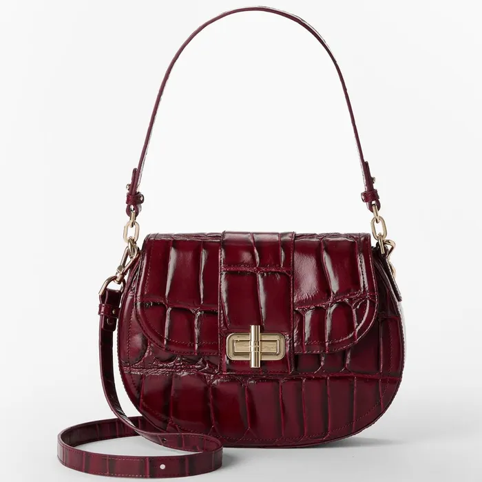 Women Brahmin Shoulder Bags Cynthia Merlot Nerina