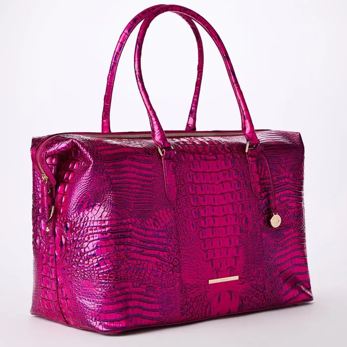 Women Brahmin Travel Duxbury Weekender Voltage Violet Women Brahmin Travel Duxbury Weekender Voltage Violet