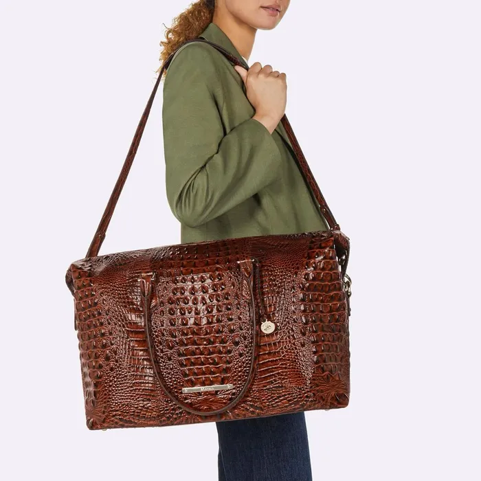 Women Brahmin Travel Duxbury Weekender Voltage Violet Women Brahmin Travel Duxbury Weekender Voltage Violet