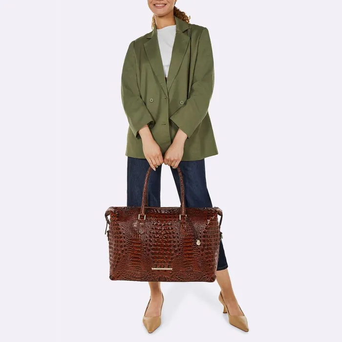 Women Brahmin Travel Duxbury Weekender Voltage Violet Women Brahmin Travel Duxbury Weekender Voltage Violet
