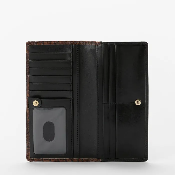 Women Brahmin Wallets and Wristlets Ady Wallet Black Tuscan