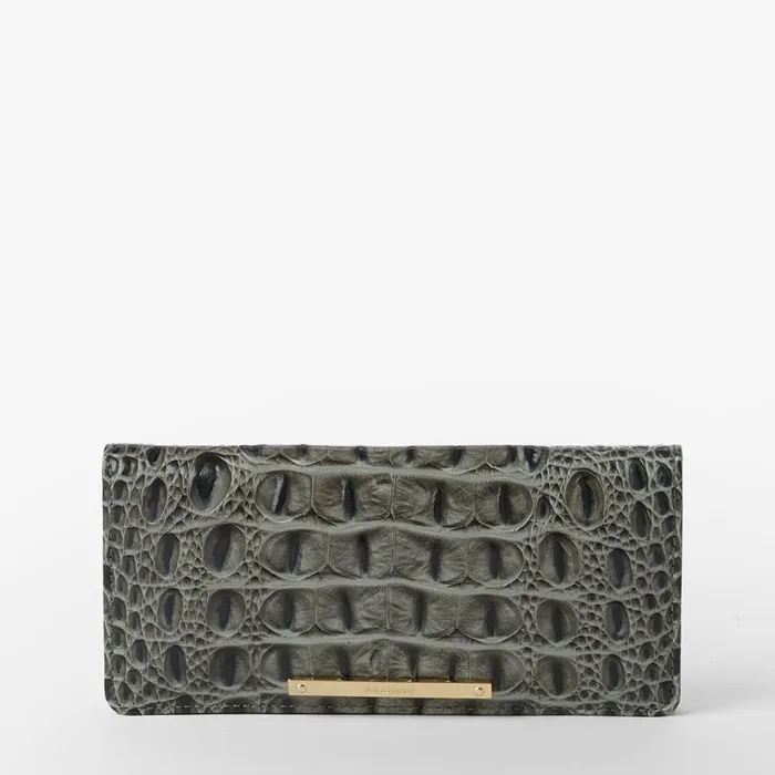 Women Brahmin Wallets and Wristlets Ady Wallet Charcoal Zinnia