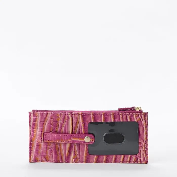 Women Brahmin Wallets and Wristlets Credit Card Wallet Rouge Blush Melbourne Women Brahmin Wallets and Wristlets Credit Card Wallet Rouge Blush Melbourne