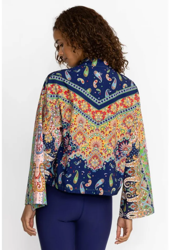 Women Breamar Night Kimono Sleeve Drop Shoulder Jacket Breamarnight Johnny Was Active