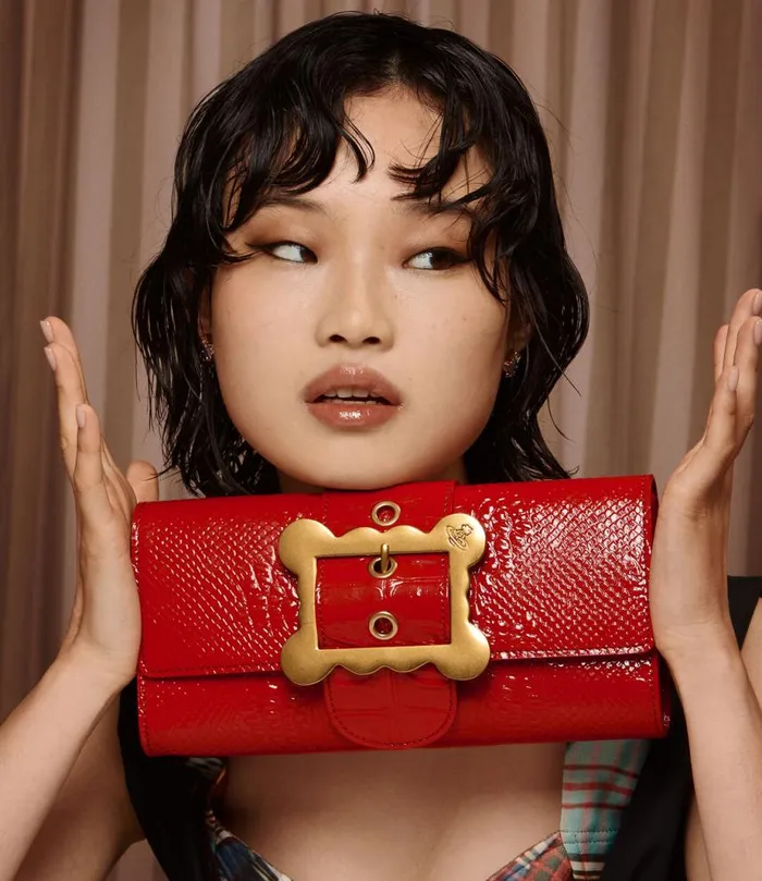 Women Claire Clutch Bag Red Vivienne Westwood Clutches