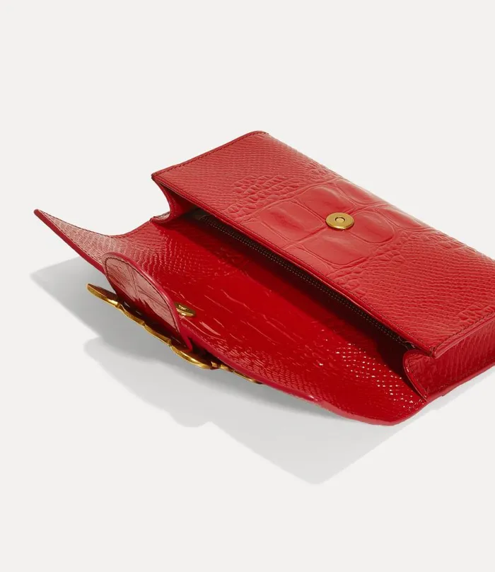 Women Claire Clutch Bag Red Vivienne Westwood Clutches Women Claire Clutch Bag Red Vivienne Westwood Clutches