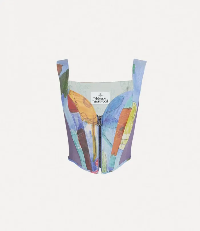 Women Classic Corset Flowers Vivienne Westwood Tops And Shirts