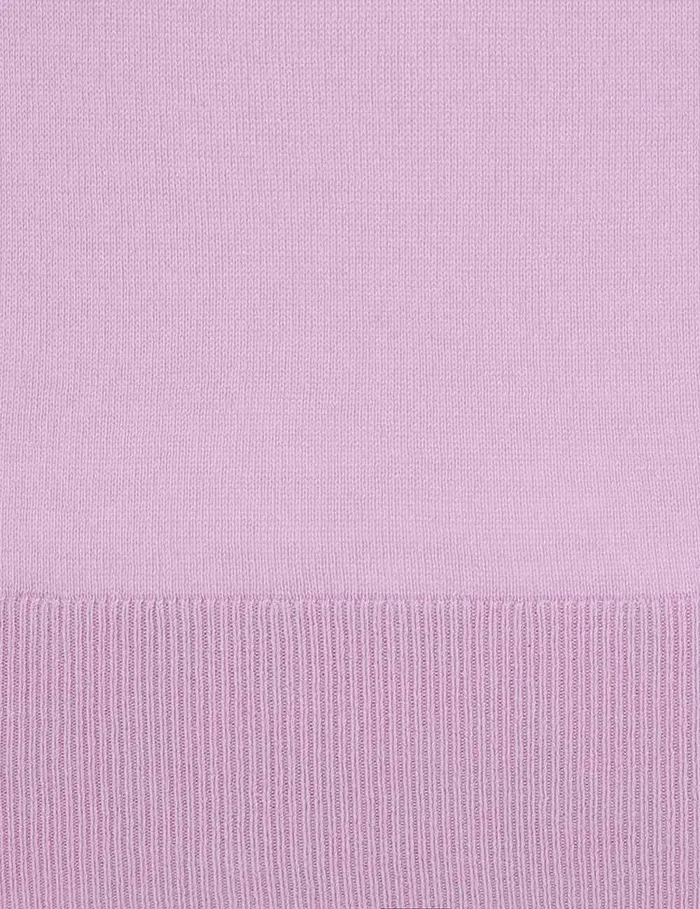 Women Clothing Zimmermann Classic Crew Neck Sweater Lilac
