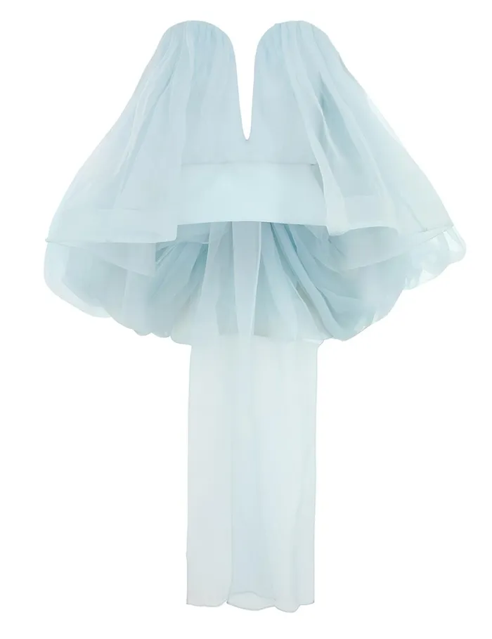 Women Clothing Zimmermann Crush Strapless Bodice Mint