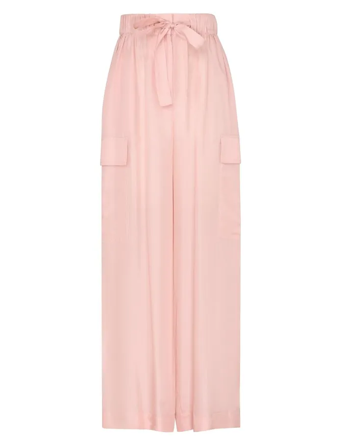 Women Clothing Zimmermann Halliday Relaxed Pocket Pant Pink