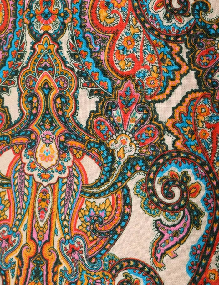 Women Clothing Zimmermann Ottie Scallop Midi Skirt Multi Paisley