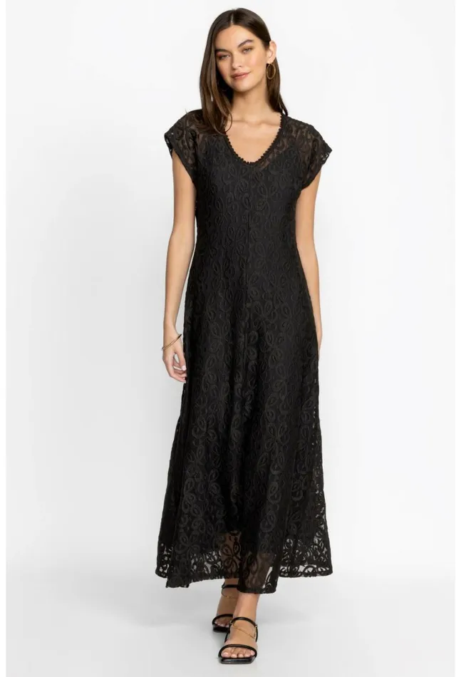 Women Corinne Maxi Dress Black Johnny Was Dresses