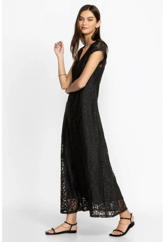 Women Corinne Maxi Dress Black Johnny Was Dresses