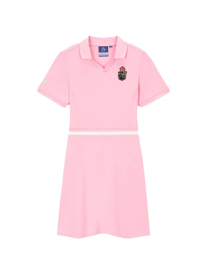 Women Court Styles Sergio Tacchini Rally Mch Polo Dress Light Pink