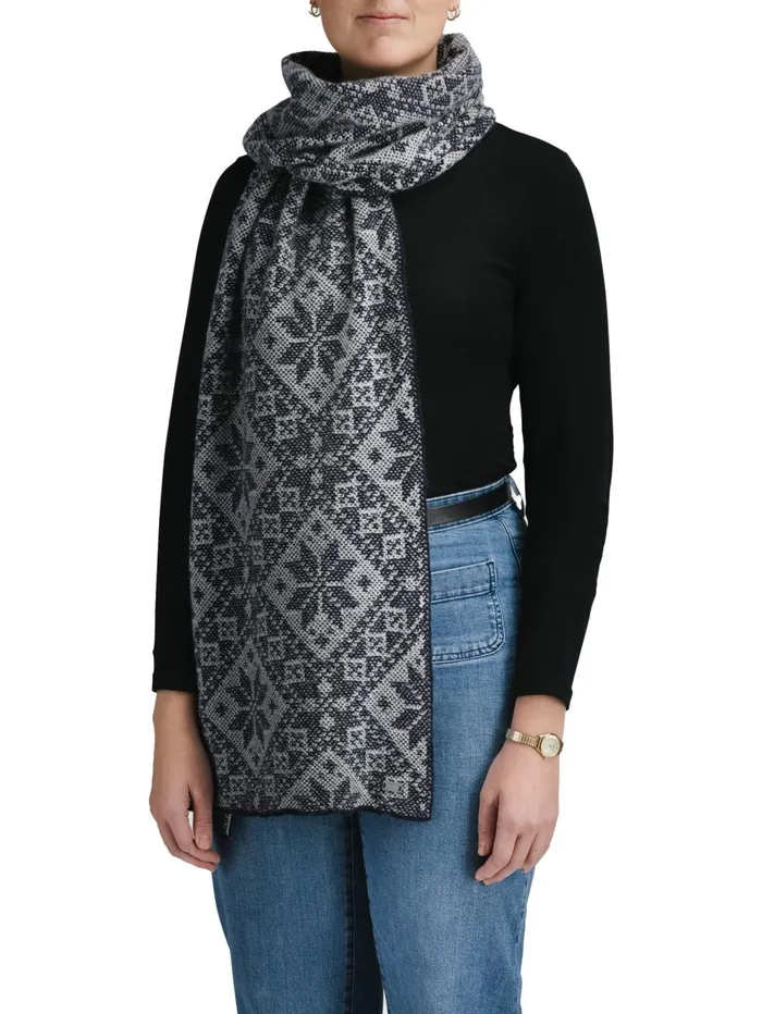 Women Dale Of Norway Scarves Rose Scarf 8211 Cashmere and Merino