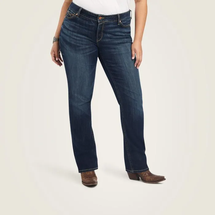 Women Denim Ariat REAL Mid Rise Octavia Straight Jean Burbank Women Denim Ariat REAL Mid Rise Octavia Straight Jean Burbank