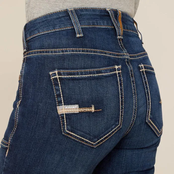 Women Denim Ariat Rebar DuraStretch Riveter Double Front Straight Jean Riveter Women Denim Ariat Rebar DuraStretch Riveter Double Front Straight Jean Riveter