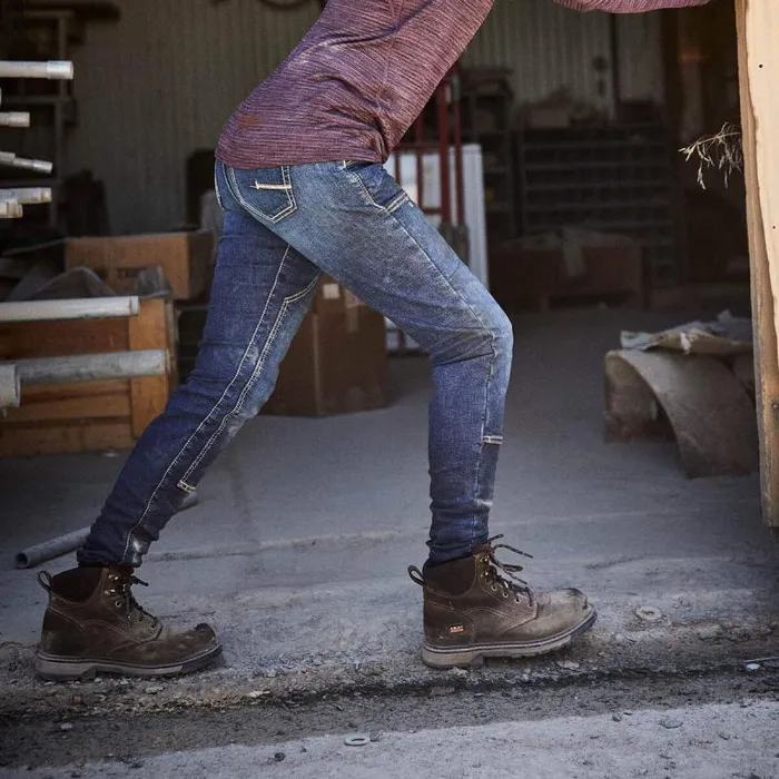 Women Denim Ariat Rebar DuraStretch Riveter Double Front Straight Jean Riveter Women Denim Ariat Rebar DuraStretch Riveter Double Front Straight Jean Riveter