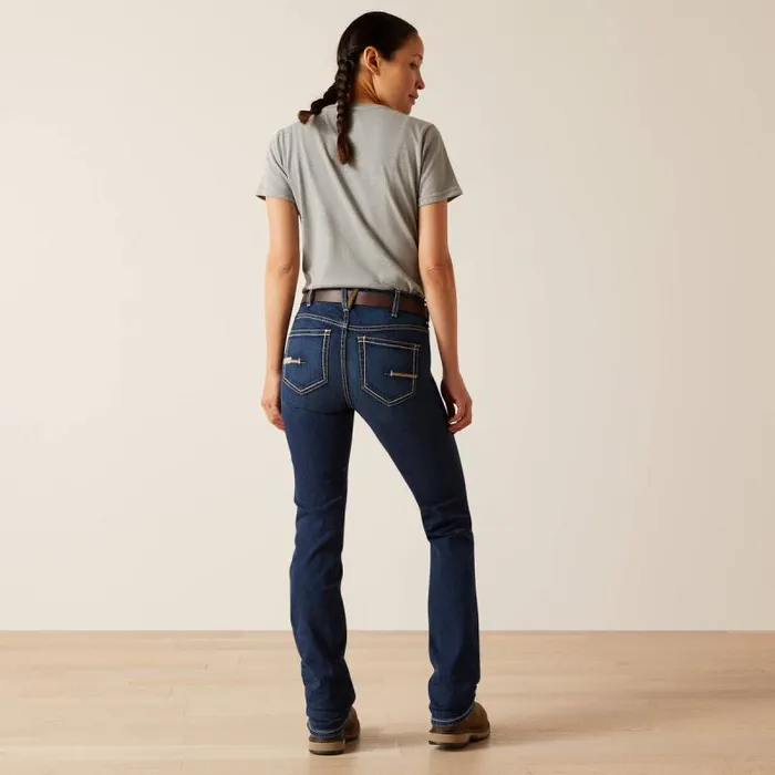 Women Denim Ariat Rebar DuraStretch Riveter Double Front Straight Jean Riveter Women Denim Ariat Rebar DuraStretch Riveter Double Front Straight Jean Riveter