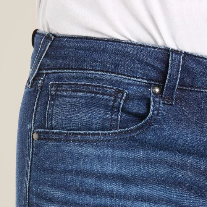 Women Denim Ariat Trouser Mid Rise Stretch Kelsea Wide Leg Jean Joanna