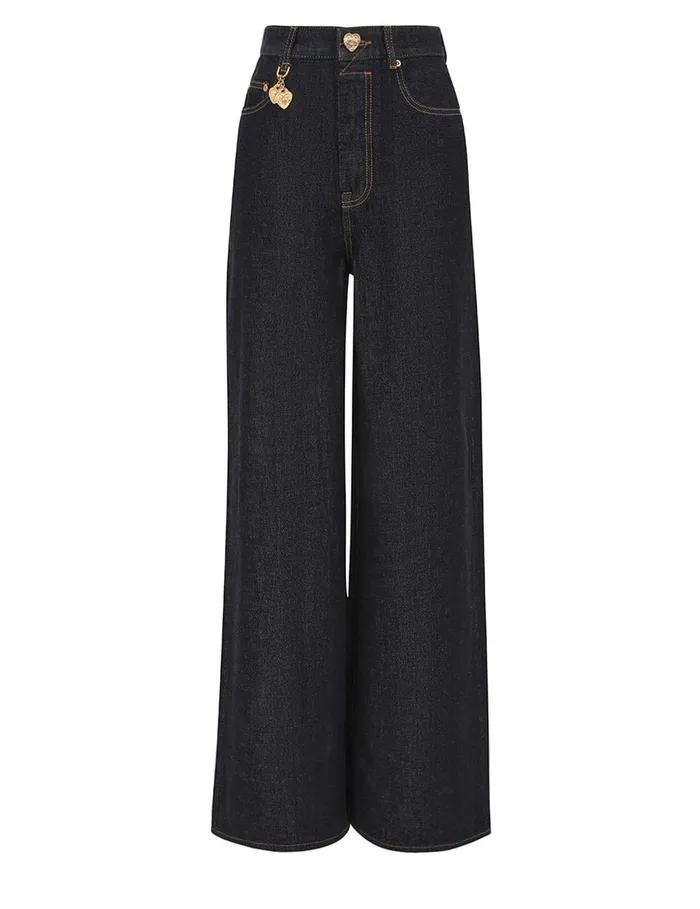 Women Denim Zimmermann Crush Straight Jean Night Sky