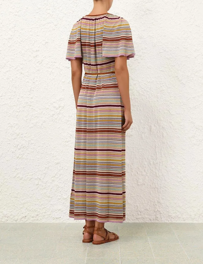 Women Dresses and Coverups Zimmermann Tallow Metallic Stripe Dress Multi