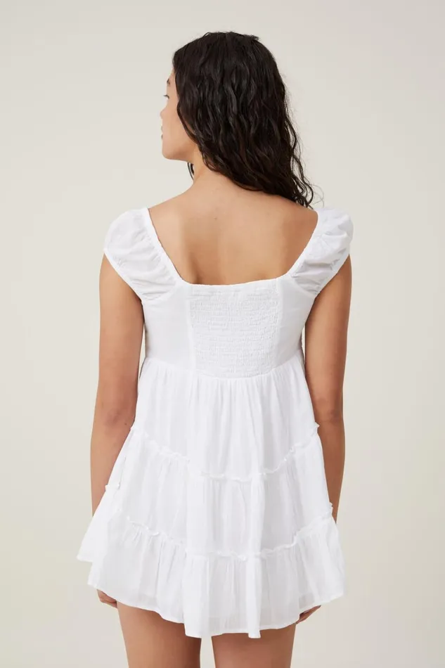 Women Dresses Cotton On Ivy Corset Mini Dress White
