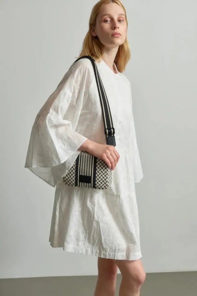 Women Dresses Lala Berlin Dress Delmar 8211 Cotton 8211 Embroidery White