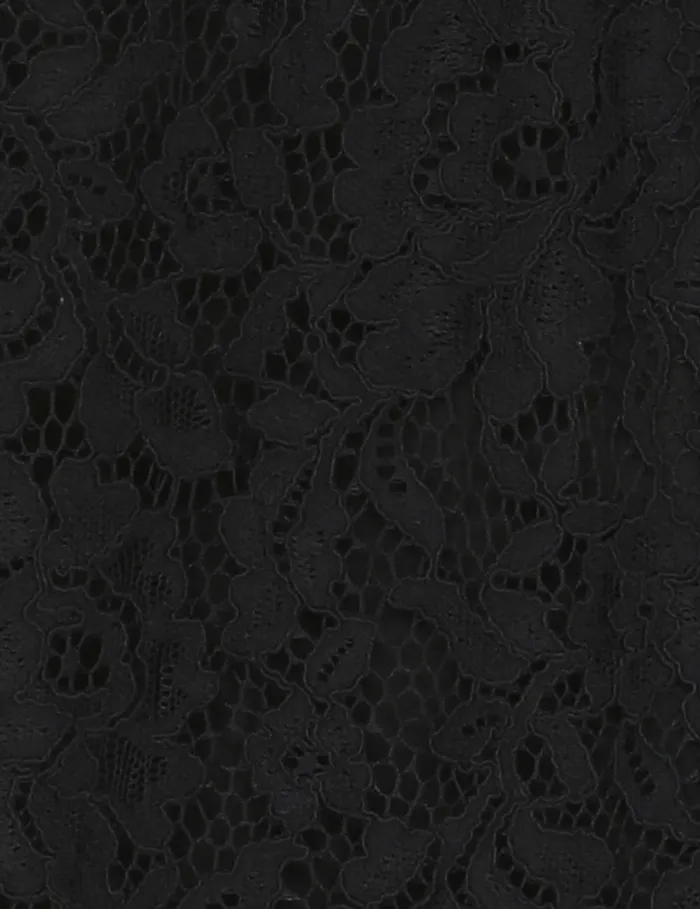 Women Dresses Zimmermann Eden Lace Frill Mini Dress Blackcream