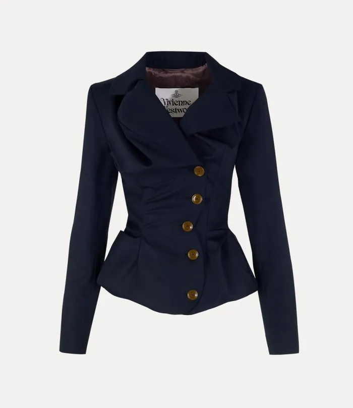 Women Drunken Tailored Jacket Navy Vivienne Westwood Coats And Jackets