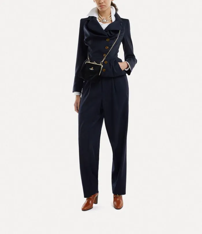 Women Drunken Tailored Jacket Navy Vivienne Westwood Coats And Jackets Women Drunken Tailored Jacket Navy Vivienne Westwood Coats And Jackets
