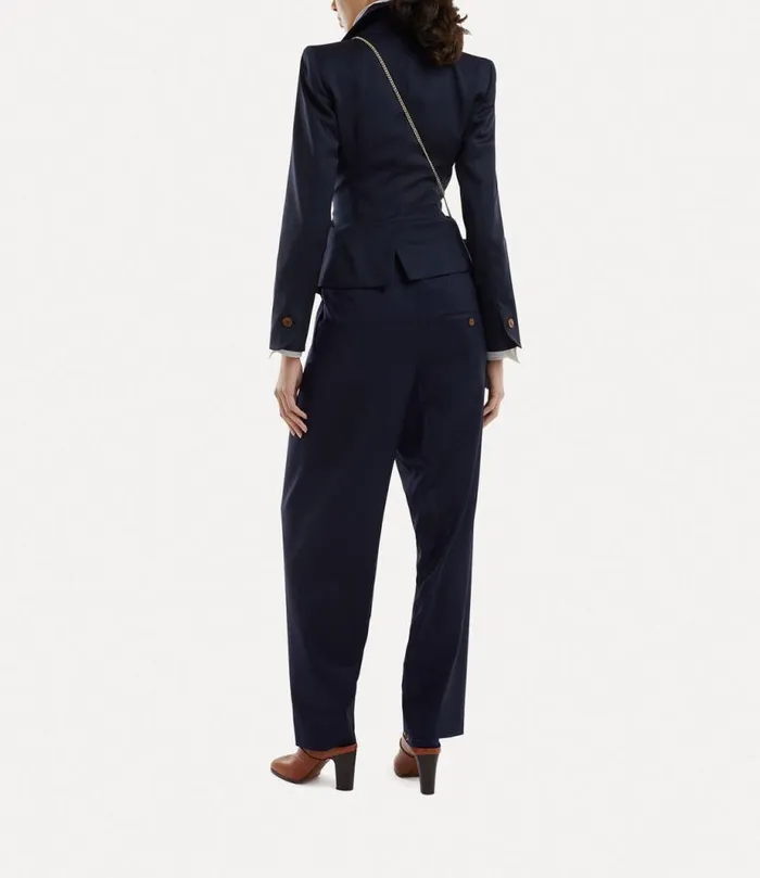 Women Drunken Tailored Jacket Navy Vivienne Westwood Coats And Jackets Women Drunken Tailored Jacket Navy Vivienne Westwood Coats And Jackets