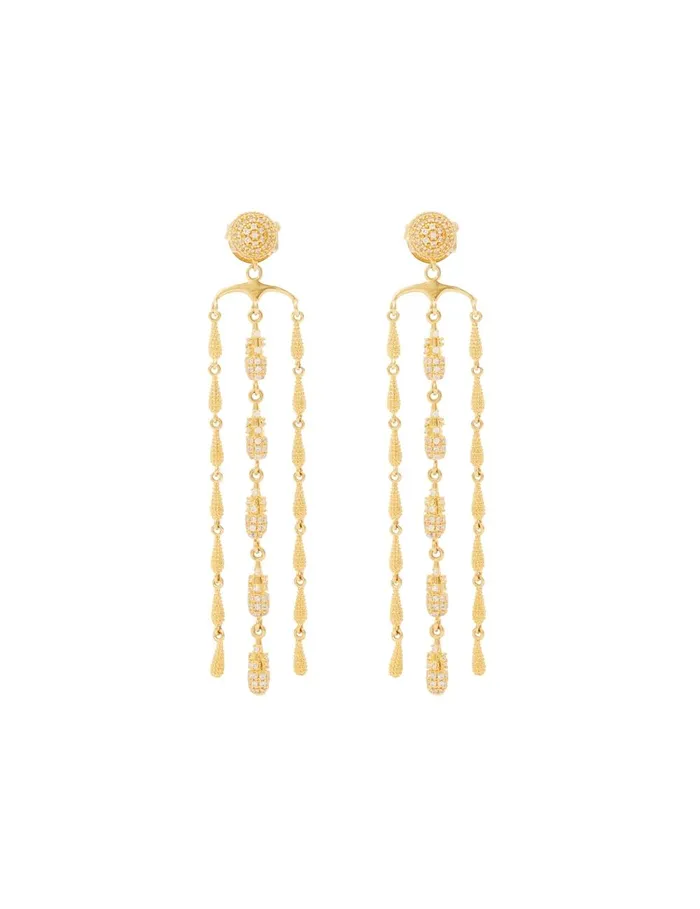 Women Earrings Zimmermann Midnight Earrings Gold