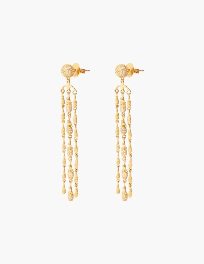 Women Earrings Zimmermann Midnight Earrings Gold