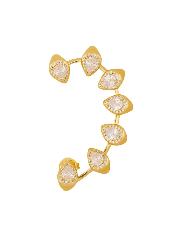 Women Earrings Zimmermann Radiant Ear Cuff Gold