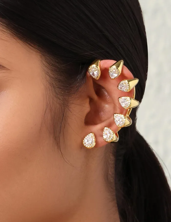 Women Earrings Zimmermann Radiant Ear Cuff Gold