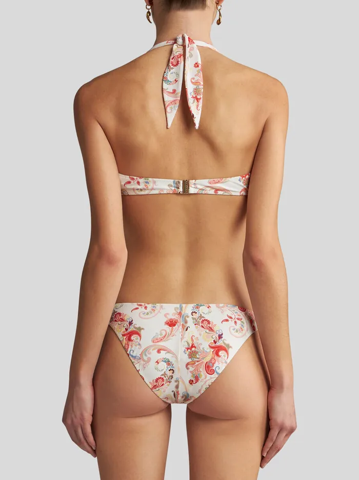 Women Etro Beachwear Bikini With Paisley Print White Women Etro Beachwear Bikini With Paisley Print White